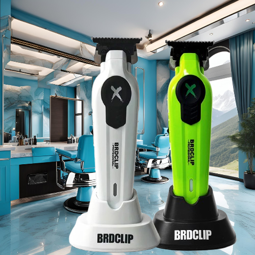 BRDCLIP trimmer skeleton green white design