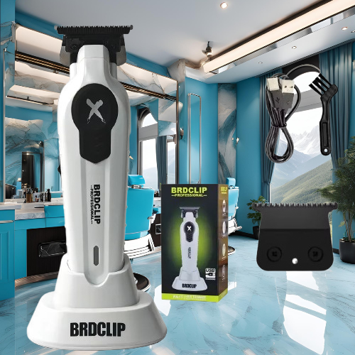 BRDCLIP trimmer skeleton green white design