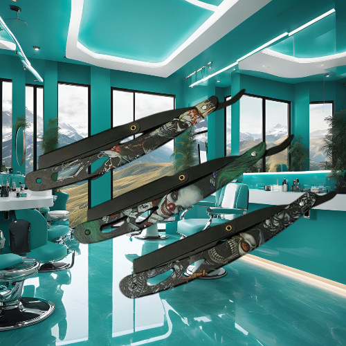 Colourful Professional Stainless Barber Razor