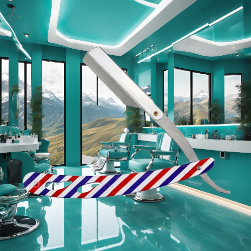 Colourful Professional Stainless Barber Razor