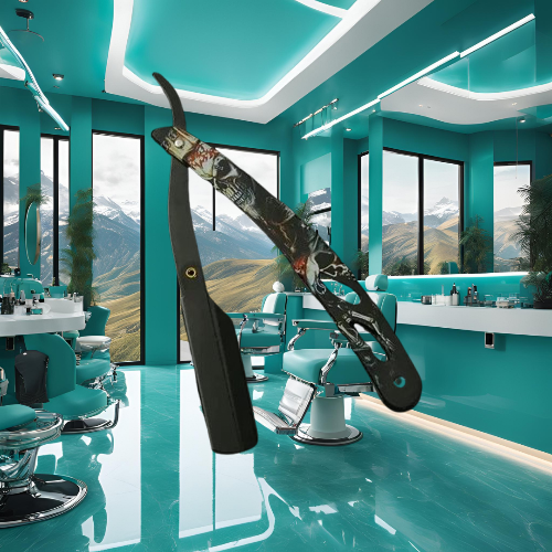 Colourful Professional Stainless Barber Razor