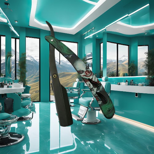 Colourful Professional Stainless Barber Razor